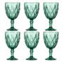 Imagem de Jogo 6 Taças Deli Glassware 340ml Elegance DSKB151BG Verde