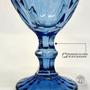 Imagem de Jogo 6 Taças Diamante Azul Vinho Vidro Água 300ml 