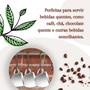 Imagem de Jogo 6 Xicara Café Chá Porcelana Brancas 170ml Resistentes