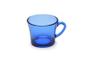 Imagem de Jogo 6 xicara cha cafe vidro azul 200 ml mod sino sem pires