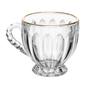 Imagem de Jogo 6 xicara renaissance c/fio de ouro 200ml cristal - lyor