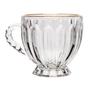 Imagem de Jogo 6 xicara renaissance c/fio de ouro 200ml cristal - lyor