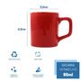 Imagem de Jogo 6 Xícaras 80mL Café Expresso Vermelha Mini Canecas Chá