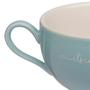 Imagem de Jogo 6 Xicaras com Pires Chá Porcelana 160ml Lamour Azul