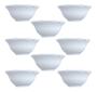 Imagem de Jogo 8 Bowls 450ml Tigela Cumbuca Cottage  Porcelana Branca Germer