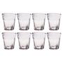 Imagem de Jogo 8 Copos Shot Vidro Tequila Cachaça Vodka Dose 45ml Bar
