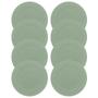 Imagem de Jogo 8 Sousplat Redondo Plástico Onix Verde 33cm Base de Prato Lyor