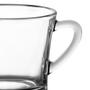 Imagem de Jogo 8 Xícaras Café Chá Vidro Vintage 180Ml Transparente