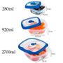 Imagem de Jogo 9 pote hermético com tampa microondas freezer vasilha marmita fitness alimentos tapawer tapware