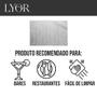 Imagem de Jogo Americano Retangular Mesa Lugar PVC Antiderrapante Flex Cinza 45x30cm Lyor 1un