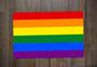 Imagem de Jogo Americano Retangular Neoprene Bandeira LGBTQIA+