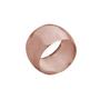 Imagem de Jogo anéis de guardanapo em aço Lyor Flowers 4,5cm 4 peças cobre