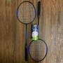 Imagem de Jogo Badminton Completo Art Sport 2 Raquetes 3 Petecas E
