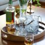 Imagem de Jogo Balde de Gelo de Vidro 1 litro com Pegador Inox com 4 Copos 200ml para Bar Whisky Coquetel 