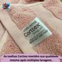 Imagem de Jogo Banho Corttex SuperSoft Fio Zero Twist 4pcs Algodão