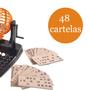 Imagem de Jogo Bingo Infantil 48 Cartelas 90 Bolinhas Passatempo Divertido +5 Anos Brinquedo com Com Globo Nig Brinquedos - 1000