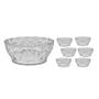 Imagem de Jogo bowl de vidro kig glassware 7 pcs hauskraft