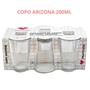 Imagem de Jogo C/6 Copos De Vidro Arizona Transparente 200ml - PRATICASA