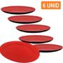 Imagem de Jogo c/ 6 Travessa Prato Oval Melamina p/ Sushi Sashimi 25cm