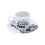 Imagem de Jogo Café Da Manhã Xícaras & Pires Good Morning 80ml Coffee - 6 Pares