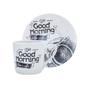 Imagem de Jogo Café Da Manhã Xícaras & Pires Good Morning 80ml Coffee - 6 Pares
