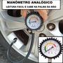 Imagem de Jogo Calibrador Medidor de Pressao de Pneus Carro com Manometro Analogico 0-220 Psi Kit Reparo de Pneus 20 Refil Reparo