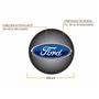 Imagem de Jogo Calota Aro 13 DS4 Red Cup Universal + Emblema Resinado Ford