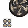 Imagem de Jogo Calota Aro 13 Nitro X Black Gold Universal + Emblema Resinado Chevrolet GM