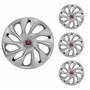 Imagem de Jogo Calota Aro 15 DS4 Silver Universal + Emblema Resinado Fiat