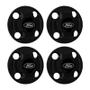 Imagem de Jogo Calota Central Roda Ferro New Cap Ford Fiesta Ka Escort Preto