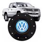 Imagem de Jogo Calota Centro Roda Ferro Amarok Aro 13 E 15 4 Furos Preto Emb Vw Azul