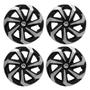 Imagem de Jogo Calota Esportiva Aro 13 Spider Black/Silver Volkswagen Gol Parati