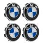 Imagem de Jogo Calota Meio Roda Esportiva Mangels 58mm Emblema BMW