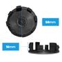 Imagem de Jogo Calota Meio Roda Esportiva Mangels 58mm Emblema BMW Preto