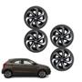 Imagem de Jogo Calota Spider Black Silver Aro 14 Ka Fiesta Escort