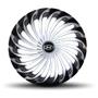 Imagem de Jogo Calota Twister Aro 14 Silver Black c/Emblema Fiat