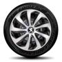 Imagem de Jogo Calota Velox Aro 15 Silver Black c/Emblema Peugeot