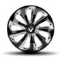 Imagem de Jogo Calota Velox Aro15 Black Chrome Elitte c/Emblema Renault