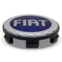 Imagem de Jogo Calotinha 56mm Centro de Roda Scorro Emblema Fiat Azul