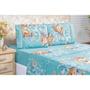 Imagem de Jogo Cama Box Queen Size Naturale Floral 200 Fios