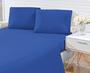 Imagem de Jogo Cama Lençol Casal Roupa Cama Queen com Elástico Carinho 04 Pçs