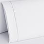 Imagem de Jogo Cama Lençol Home Basic Solteiro Com 2Pçs Branco