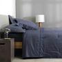 Imagem de Jogo Cama Queen 300 Fios Damask Square Azul Buddemeyer