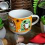 Imagem de Jogo Caneca Porcelana personalizada Kit com 4 Pç Café 200ml