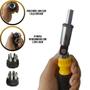 Imagem de Jogo Chave Articulada Com Catraca Reversível Cabo Ergonômico 12 Bits Fenda Philips Embutidos Wincy