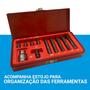 Imagem de Jogo Chave Multidentada Tipo Bit Intercambiável 11 Pelas 1/2 Cr-v Sextavada Resistente Prof- Corneta