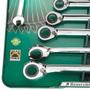 Imagem de Jogo Chaves Combinada Catraca Reversivel 8pcs - St09041 Sata