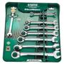 Imagem de Jogo Chaves Combinada Catraca Reversivel 8pcs - St09041 Sata