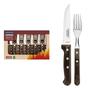 Imagem de Jogo Churrasco Tramontina Inox 12pcs Polywood Castanho