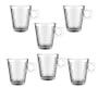 Imagem de Jogo Com 06 Xícaras 80 ml Coffe Time Em Vidro Full Fitt
